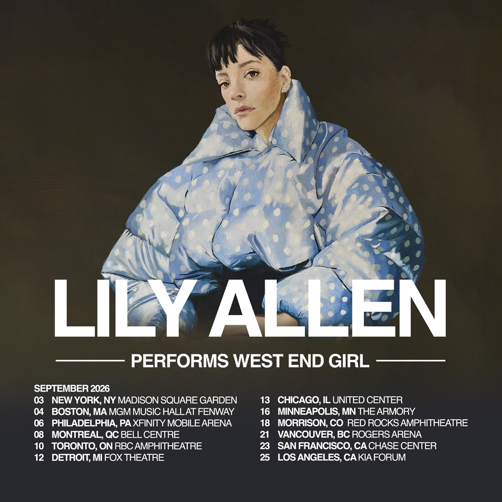 Lily Allen Announces Rogers Arena Date for Fall 2026 North American Tour